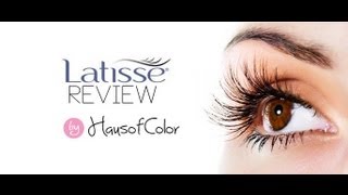 My Secret to Long Eyelashes Latisse Review  HAUSOFCOLOR [upl. by Lindo]