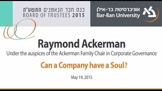 Can a Company Have a Soul  Raymond Ackerman [upl. by Calandria629]