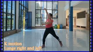 1 MINUTE CHEER DANCE ROUTINE  APPLICATION OF BASIC MOTIONS [upl. by Oinotla]