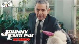 Johny English Reborn Rowan Atkinson Attacks Grandma  Screen Bites [upl. by Deste]