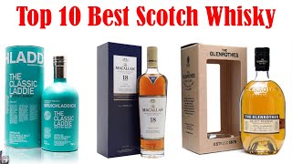 Top 10 Best Scotch Whisky  Scotch Whisky  Bright Lab India [upl. by Eilsek31]