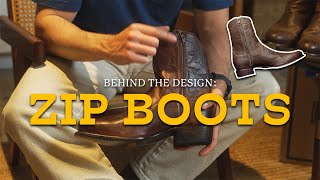 Behind The Design  Tecovas Zip Boots [upl. by Servetnick]