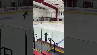 Double lutz jump figureskater iceskate iceskating iceskater shortvideo skating [upl. by Novit]