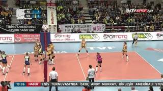 Kim Yeon Koung 김연경 Cut 141015 Fenerbahce Grundig 32 Vakifbank Sportoto Cup [upl. by Lirbij]