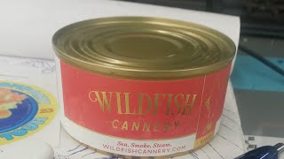 Wild Fish Cannery smoked king salmon review whew [upl. by Freberg]