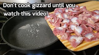 After you watch this you will never buy Chicken Gizzards in the restaurant anymore Very easy recipe [upl. by Loggins]