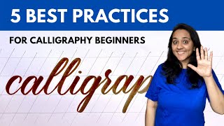 5 Things to Keep in Mind while Learning Calligraphy as a Beginner [upl. by Ori553]