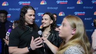 Malevo Interview at Americas Got Talent SemiFinals Season 11 [upl. by Guillema]