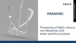 EKATO PARAVISC  Impeller for highly viscous mixing in comparison to Anchor [upl. by Gilbye]