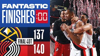 Relive Final 4 OVERTIMES Nuggets vs Trail Blazers 2019 Playoffs 🔥🚨 [upl. by Ayanat]