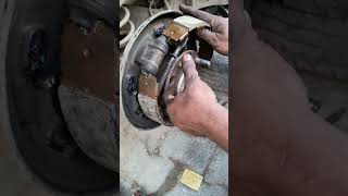 Hyundai creta rear brake sho change [upl. by Claudius943]