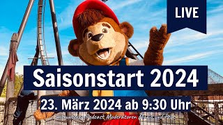 Heide Park Resort Saisonstart 2024 LIVE [upl. by Htehpaj]