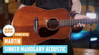 Martin Custom Shop Dreadnought Sinker Mahogany [upl. by Denver356]