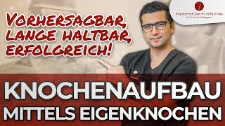 Wieder strahlendes Lächeln dank Knochenaufbau mittels Eigenknochen Khoury Methode Zahnimplantate [upl. by Honeyman224]