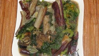 PINOY RECIPE  SIMPLE WAY TO MAKE DINENGDENG FISH SAUCE BASED SOUP [upl. by Yenohtna519]