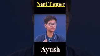 Neet Topper rank1 Interview neet neetmotivationaiimsdelhi [upl. by Enytsirk]