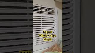 koppel window type aircon airconditioning ac kopppel [upl. by Norag]