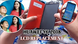 HUAWEI Y6 2018 LCD REPLACEMENT  TUTORIAL FOR BEGINNERS [upl. by Brody]