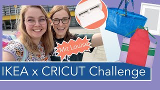 IKEA x CRICUT Die DIY Challenge mit Lieselou ✂️🛍️🧵 [upl. by Ajiat350]