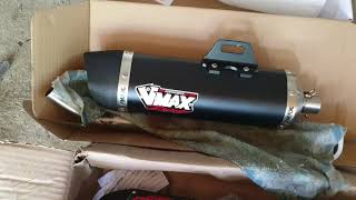 Nmax ver2 Exhaust Pipe  MT8 JVT VMAX sound check [upl. by Yhtomiht367]