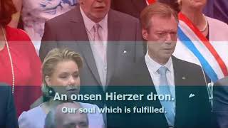 National Anthem of Luxembourg  quotOns Heemechtquot [upl. by Beker]