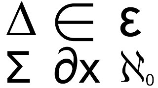 25 Math Symbols in 80 Seconds [upl. by Patsis]