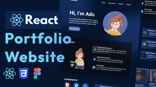 Complete React Portfolio Website Tutorial  Build amp Deploy  Beginners Tutorial [upl. by Irod]