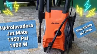 Hidrolavadora Jet Mate 1450 PsiPressure Washer Review [upl. by Jamila]