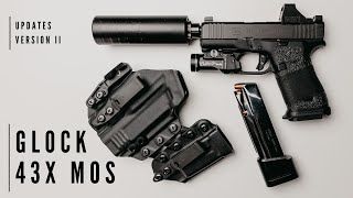 Custom Glock 43X MOS Review Upgraded EDC Perfection  Latest Version [upl. by Fisher401]