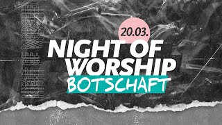 JESUS ist meine Gerechtigkeit – Oliver Kaden Night of Worship 21 [upl. by Raybourne135]