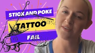 Stick and Poke Tattoo Fail [upl. by Roxine]