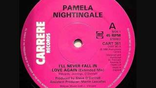 Ill Never Fall In Love Again  Pamela Nightingale 1986 [upl. by Singleton888]