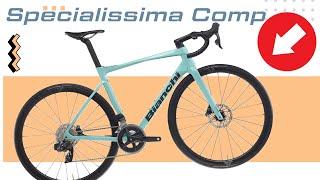 BIANCHI SPECIALISSIMA COMP 2024 SRAM Rival Etap  Beautiful Italian Design Like Ferrari Roma [upl. by Arita]