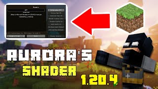 How To Download amp Install Auroras Shader for Minecraft 1204 [upl. by Delphinia]