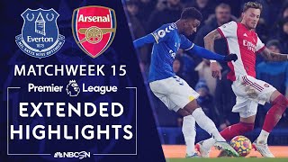 Everton v Arsenal  PREMIER LEAGUE HIGHLIGHTS  1262021  NBC Sports [upl. by Idalia]