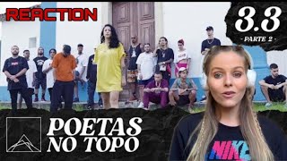 Poetas no Topo 33  PART 2  REACTION DANI ROCHA [upl. by Gievlos]