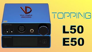 Amplificador Topping L50 y DAC Topping E50  Vivir Digital [upl. by Ramon]