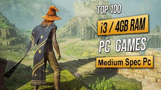 Top 100 Best Mid Spec Pc Games For i3  4GB RAM 2024 [upl. by Ausoj]