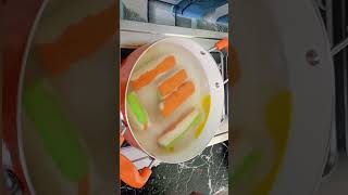 chawal ke colourful chips swadgharka recipe chawalkepapad food riceflourpapad cooking chawal [upl. by Guenzi]