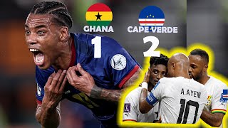 Ghana vs Cape Verde final score result highlights as underdogs earn late win shocks at AFCON 2023 [upl. by Einot]