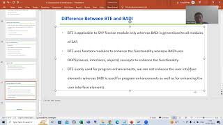 58 Enhancements amp Modifications  Business Transaction Events  Comparison of BTE With BADI [upl. by Verdi]