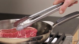 How to Pan Sear a Steak [upl. by Aliban]