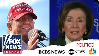 OUT OF CONTEXT Pelosi media pounce on Trumps comments at Ohio rally [upl. by Assenay692]