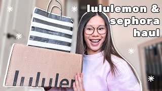 WINTER 2023 HAUL  Lululemon amp Sephora Savings Event [upl. by Lisbeth]