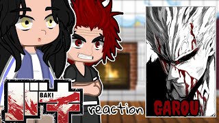 🦊🌸🦊RusEng Baki React To GarouPart 1tiktokAMVGacha club🦊🌸🦊 [upl. by Nuawed]