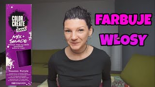 FAIL  FARBUJE WŁOSY FARBĄ ZMYWALNĄ [upl. by Esenwahs]