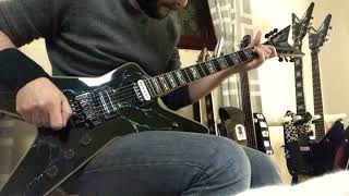 Pantera  Domination Guitar Solo COVER with Washburn Dime Boogie Bolt 2 [upl. by Cristina351]