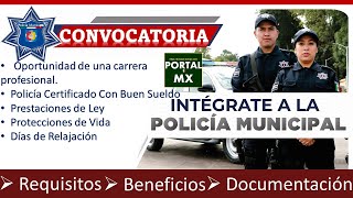 🟡 Convocatoria quotPOLICÍA MUNICIPALquot 20222023 POSTULATE ✅REQUISITOS Documentos Beneficios [upl. by Okiek]