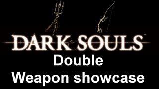 Dark souls Double weapon showcase Channelers trident amp Darkmoon bow [upl. by Munford561]