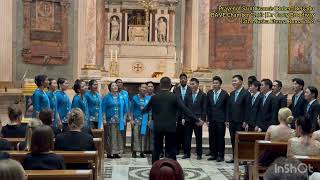 PRAYER OF ST FRANCIS  Allen PoteRobert Delgado BAVE Chamber Choir at 13th Musica Eterna Roma 2024 [upl. by Shank428]